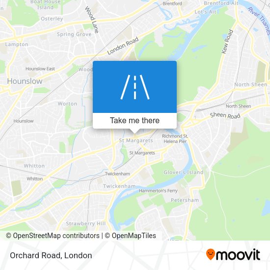 Orchard Road map