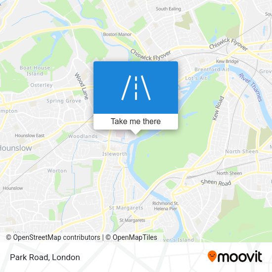 Park Road map
