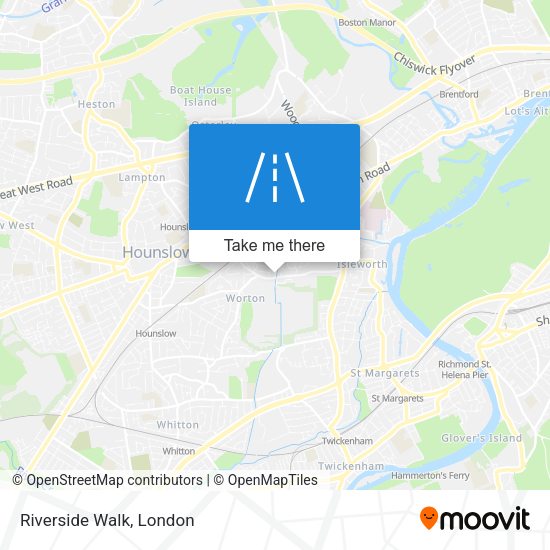 Riverside Walk map