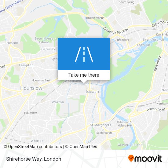 Shirehorse Way map