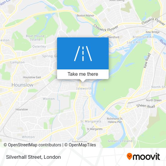 Silverhall Street map