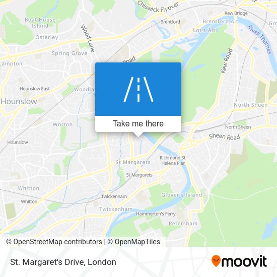 St. Margaret's Drive map