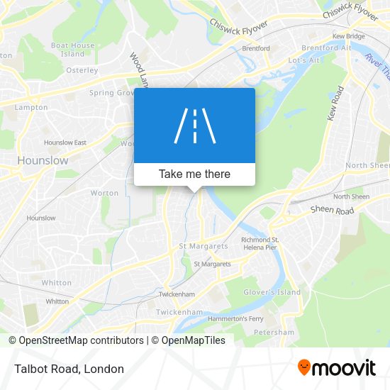 Talbot Road map