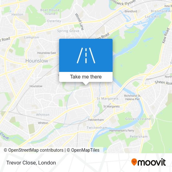 Trevor Close map