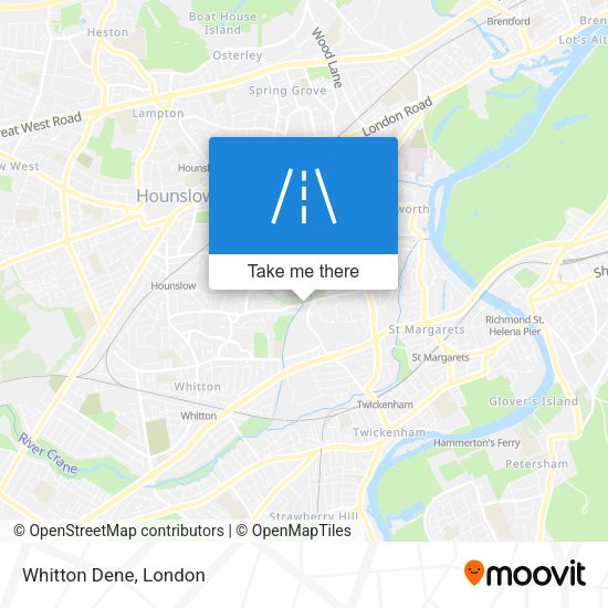 Whitton Dene map