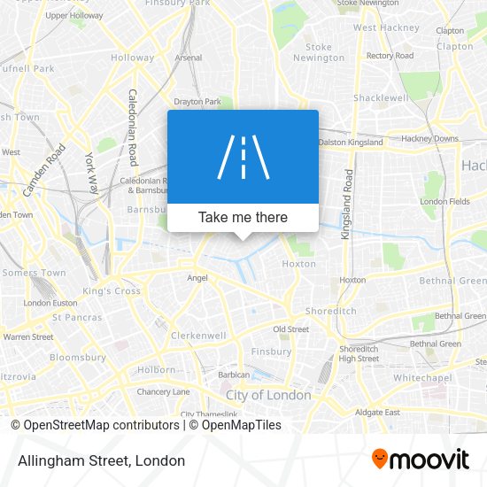 Allingham Street map