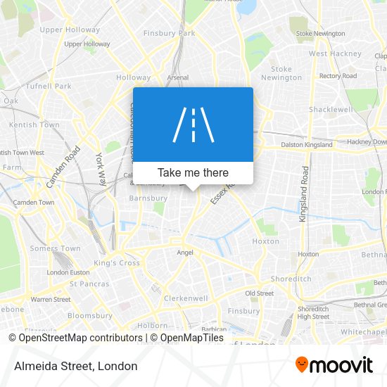 Almeida Street map