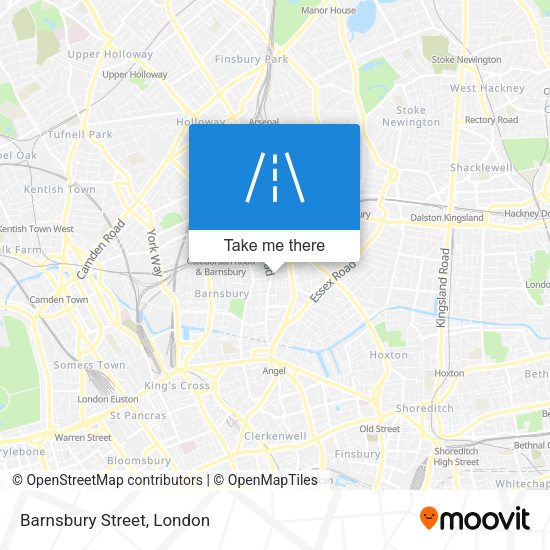 Barnsbury Street map