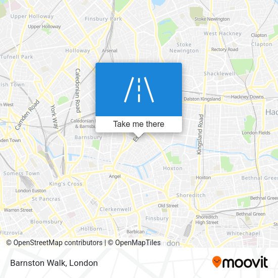 Barnston Walk map
