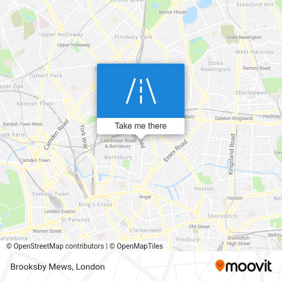 Brooksby Mews map
