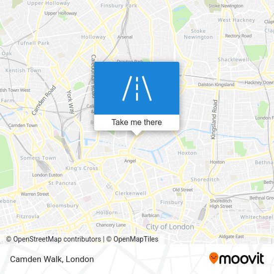 Camden Walk map