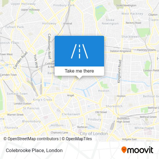 Colebrooke Place map
