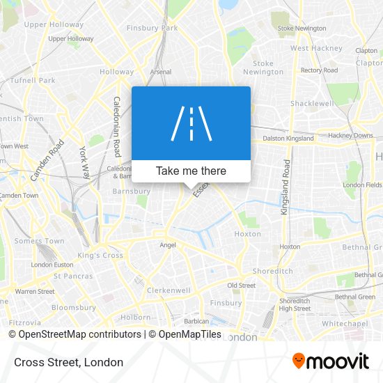 Cross Street map