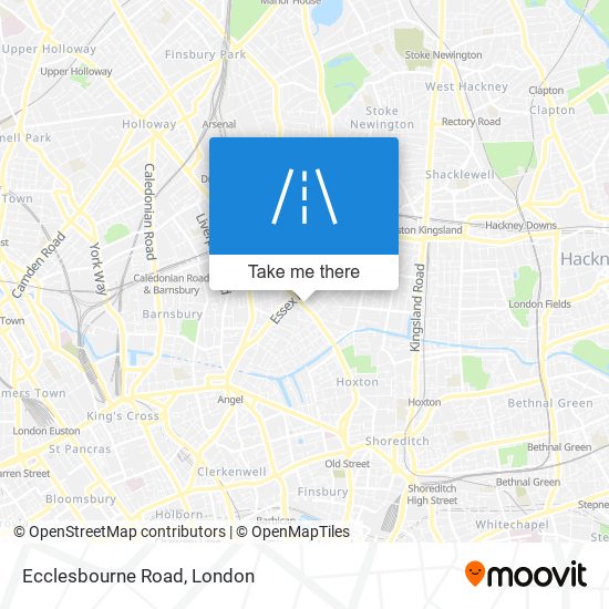 Ecclesbourne Road map