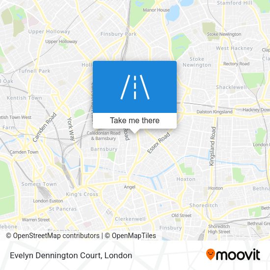 Evelyn Dennington Court map