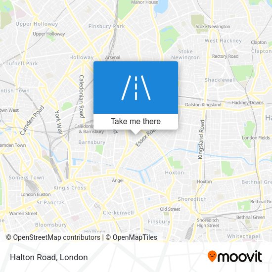 Halton Road map
