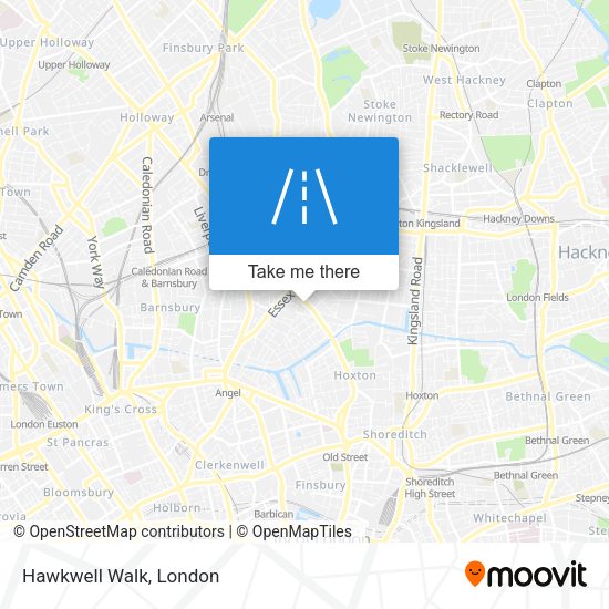 Hawkwell Walk map