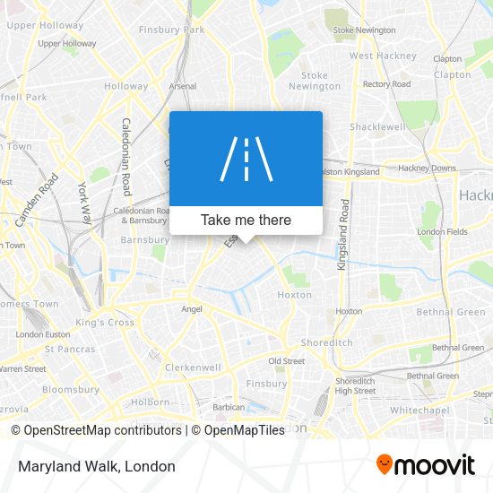 Maryland Walk map