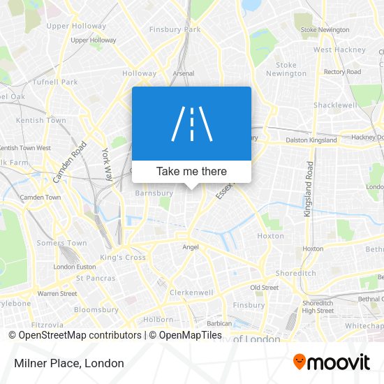 Milner Place map