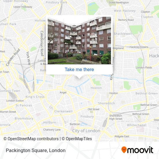 Packington Square map