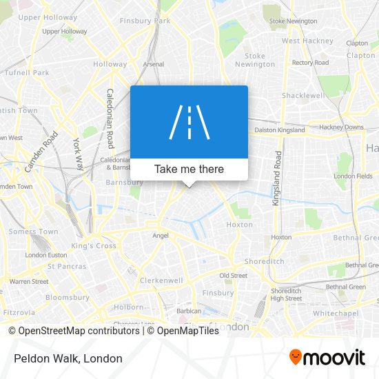 Peldon Walk map