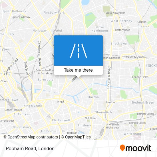 Popham Road map