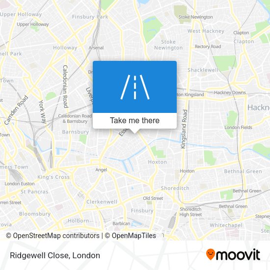 Ridgewell Close map
