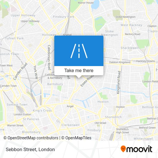 Sebbon Street map