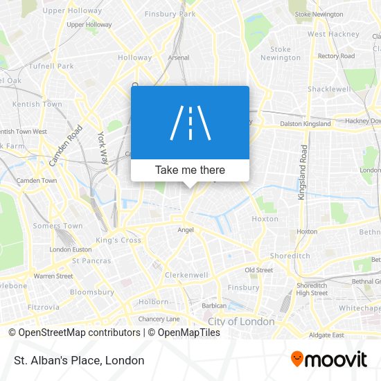 St. Alban's Place map