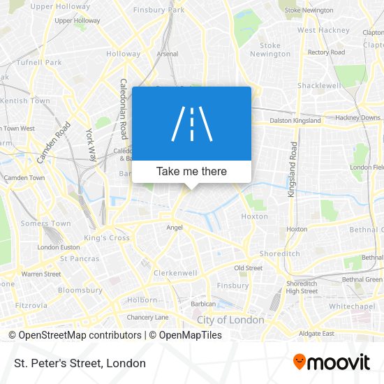 St. Peter's Street map