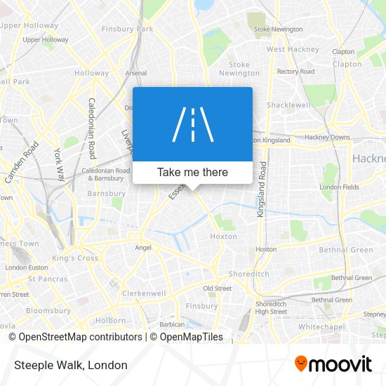 Steeple Walk map