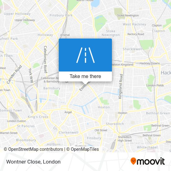 Wontner Close map