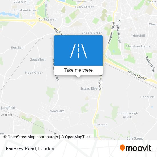 Fairview Road map