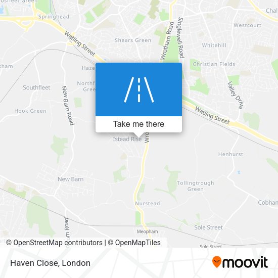 Haven Close map