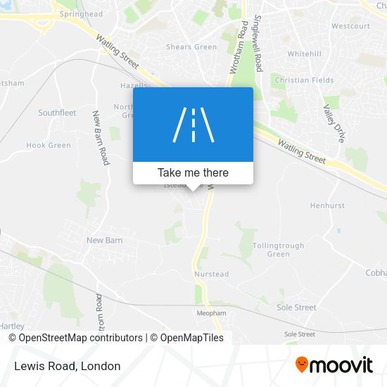 Lewis Road map