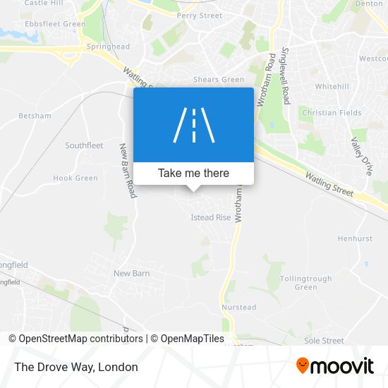 The Drove Way map