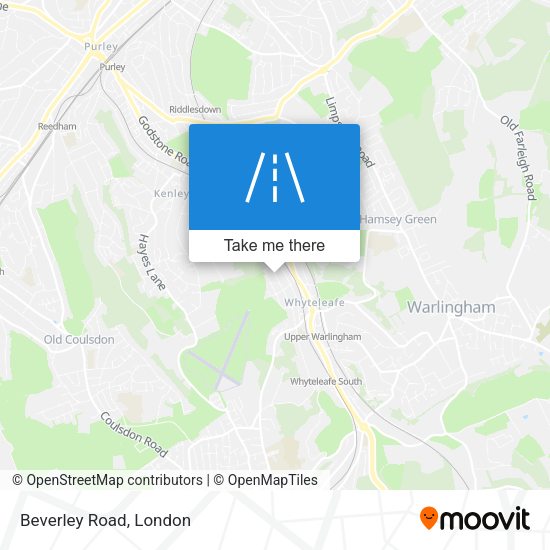 Beverley Road map