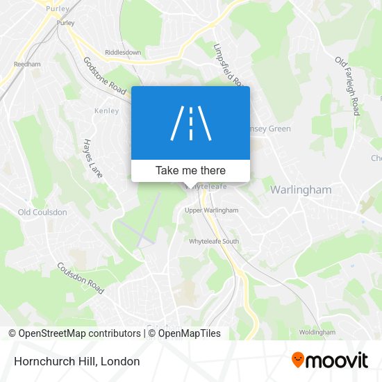 Hornchurch Hill map