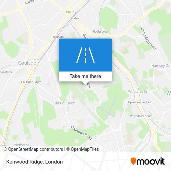 Kenwood Ridge map
