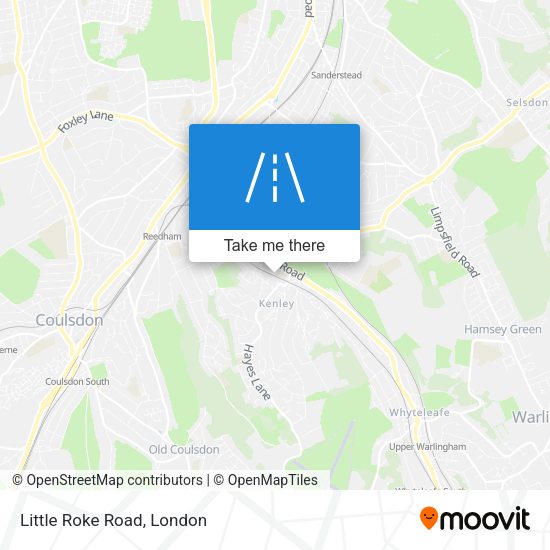 Little Roke Road map