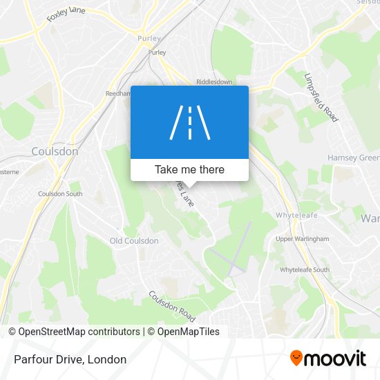 Parfour Drive map