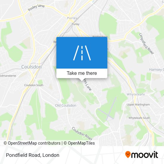 Pondfield Road map
