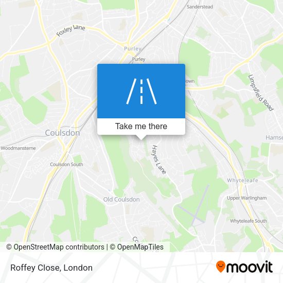 Roffey Close map