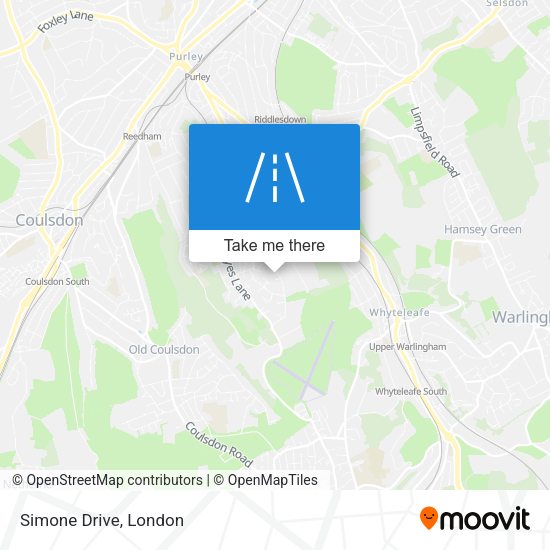 Simone Drive map