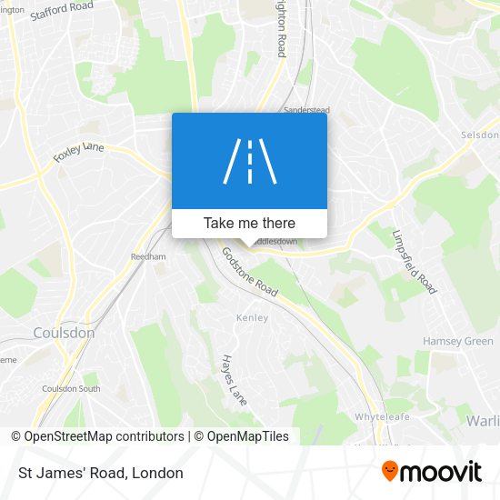 St James' Road map