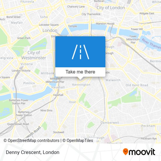 Denny Crescent map