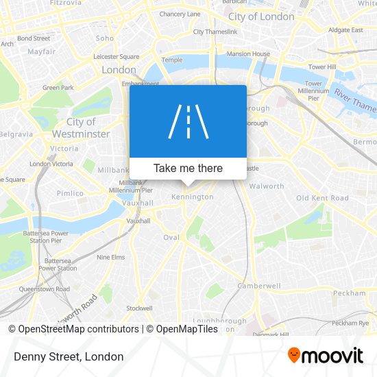 Denny Street map