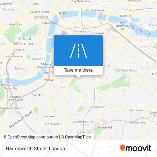 Harmsworth Street map