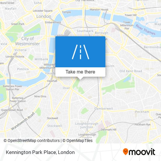 Kennington Park Place map