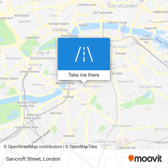 Sancroft Street map